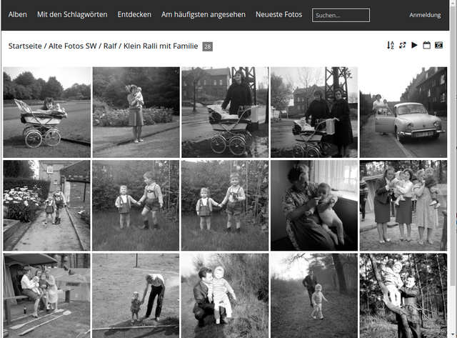 Screenshot der Foto-Galerie
